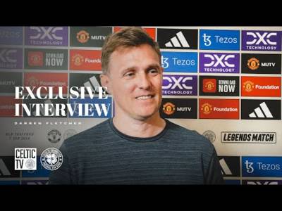 Man Utd Legends v Celtic Legends | Exclusive | Darren Fletcher (7/9/24)
