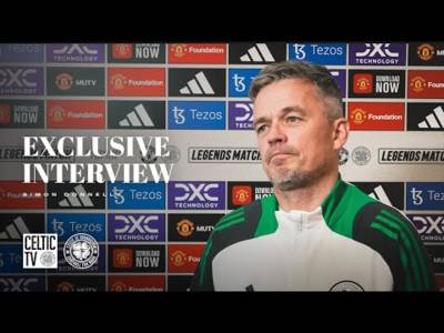 Man Utd Legends v Celtic Legends | Exclusive | Simon Donnelly