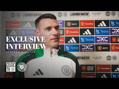 Man Utd Legends v Celtic Legends | Exclusive | Stephen McManus