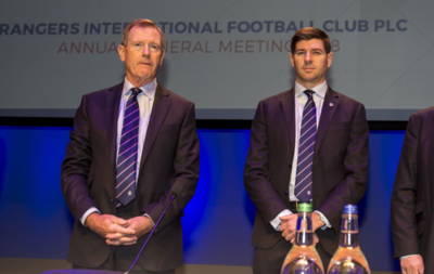 Mr Glib and Shameless continues to push his lies about an Ibrox opportunity squandered.