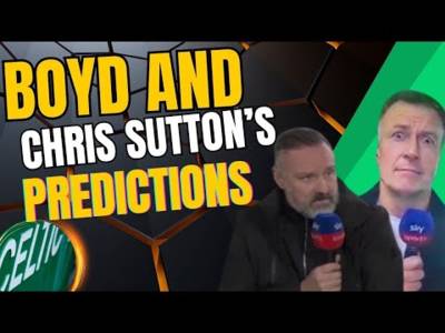 Chris Sutton’s Celtic predictions