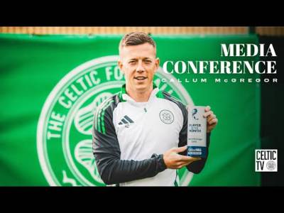 Full Celtic Media Conference | Scottish Premiership Player of the Month Callum McGregor! (13/09/24)