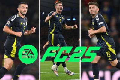 Here are the 20 Scottish players with the highest EA FC 25 player ratings – including Celtic star and glaring omission