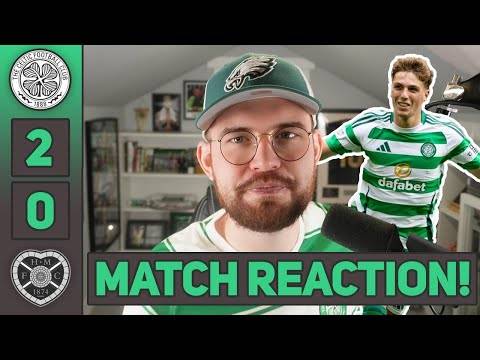 WELCOME ARNE ENGELS!!! | Celtic 2-0 Hearts | MATCH RAECTION!