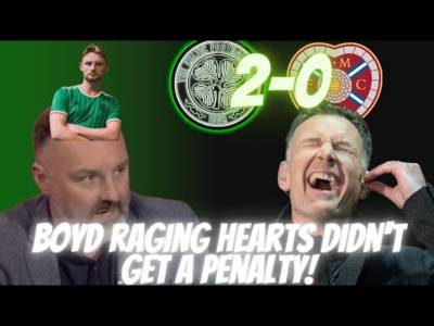 Kris Boyd Raging That Hearts Weren’t Awarded a Penalty Against Celtic