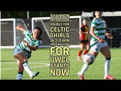 PARTICK THISTLE 0 CELTIC GHIRLS 3: (goals video included) Shannon McGregor Double For The Ghirls