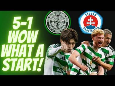 Celtic 5-1 Slovan Bratislava| Perfect Start in the Champions League Opener!