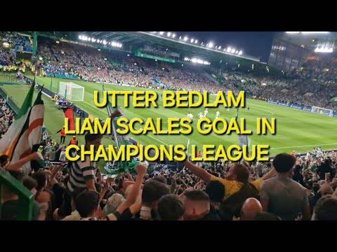UTTER BEDLAM &ndash; Liam Scales Goal vs Slovan Bratislava Champions League