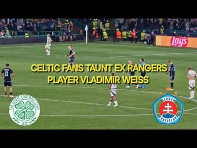 Celtic Fans Taunt Ex Rangers Player Vladimir Weiss In 5-1 Win Over Slovan Bratislava