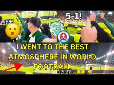 I WENT TO THE BEST ATMOSPHERE IN WORLD FOOTBALL! | Celtic 5-1 Slovan Bratislava