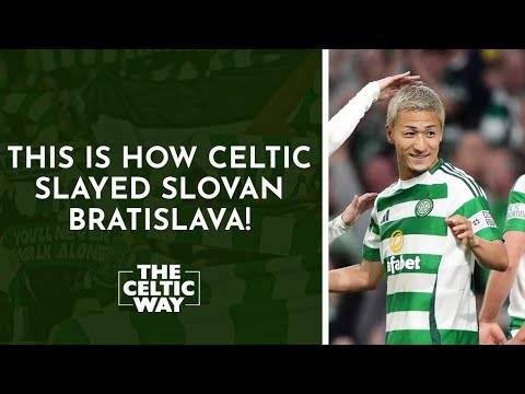 Maeda’s movement, Engels’ control and ‘Killer Kuhn’ &ndash; THIS is how Celtic slayed Slovan Bratislava