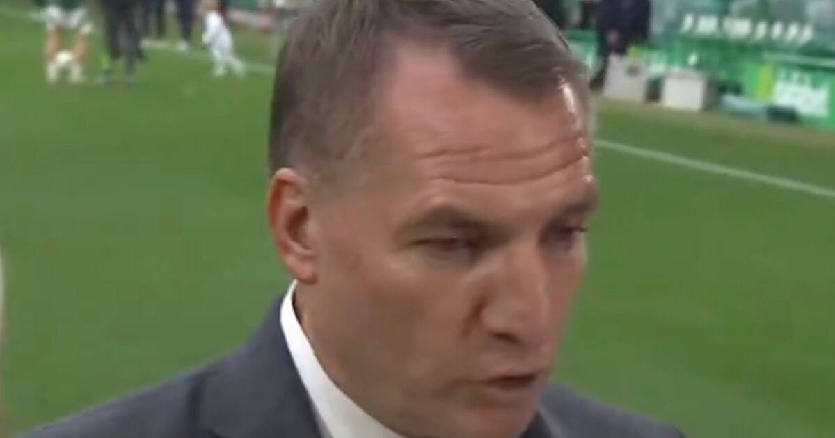 Brendan Rodgers’ comment about Falkirk has Celtic fans convinced he’s winding Rangers up