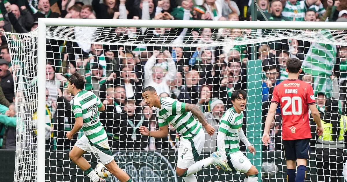 Adam Idah’s double helps Celtic fight back against Falkirk and make semi-finals