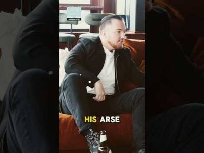 NEIL WARNOCK APPLYING PILE CREAM TOO CLOSE TOO ROSS MCCORMACK’S FACE