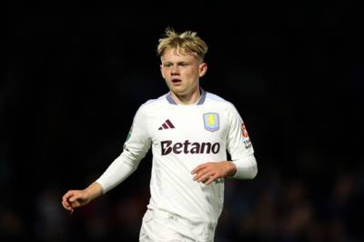 Former Celtic youth player makes debut for Aston Villa at 17 Former Celtic youth player makes debut for Aston Villa at 17