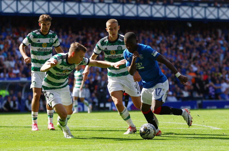 Unlikely Scene: Celtic’s Lagerbielke Embraces Ibrox Flop at Old Trafford