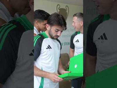 #FC25 is here! Watch the lads react to #easportsfc ratings