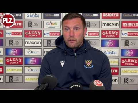 Andy Kirk says Saints need to learn lessons from 6-0 defeat to Celtic.