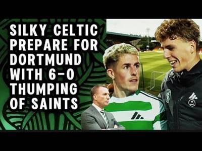 Celtic show grit and style in 6-0 champions league warm up