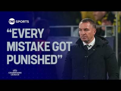 Brendan Rodgers reacts to his Celtic sides ‘mistake’ filled loss to Dortmund