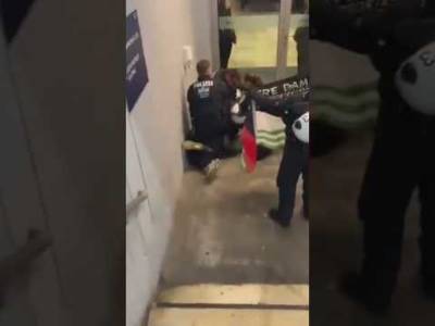 German Police Assault Celtic Fan Having Palestine Flag #borussiadortmund #celticfc #championsleague