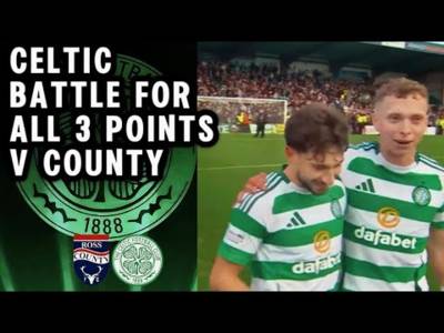 A hard fought 3 points as Celtic remain top of table