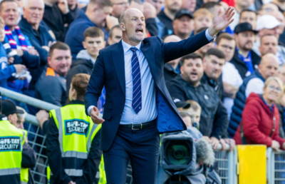 The Ibrox bossâ€™s weakness almost blew up in his face last night.