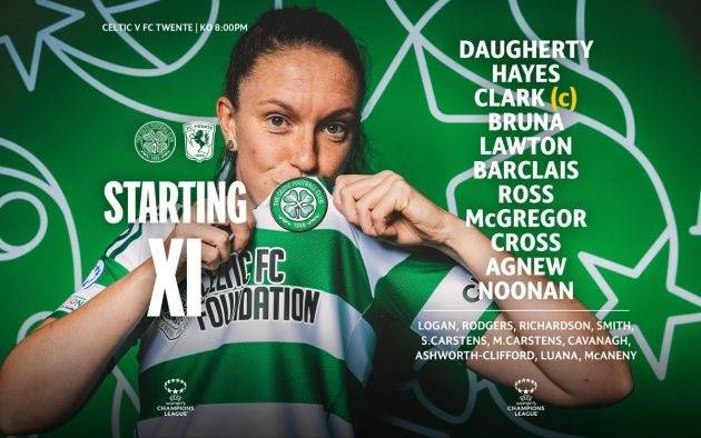 Teamâ€™s Up â€“ Celtic team to face FC Twente in the UEFA Champions League