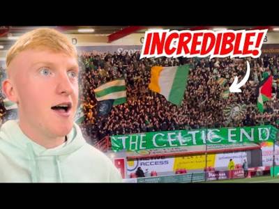 Celtic Ultras TAKEOVER Womens UCL Game! ðŸ¤¯