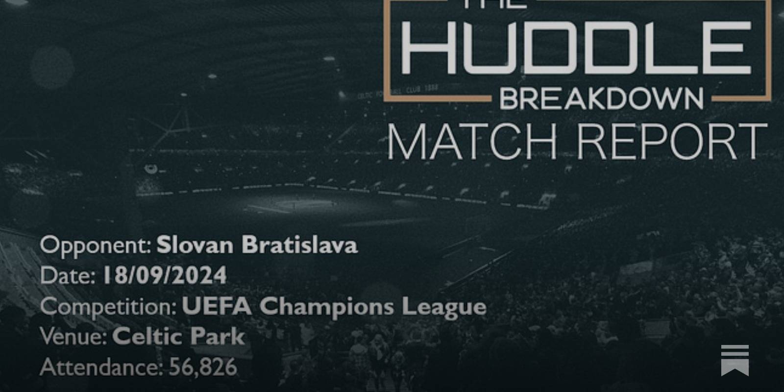 Celtic 5, Slovan Bratislava 1 &ndash; 18th September, 2024