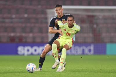 Watch Celtic youngster Dane Murray’s ‘harsh’ red card as Scotland’s UEFA U21 hopes end