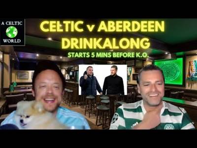 Drinkalong – Celtic v Aberdeen. Drink Deep Against The Sheep