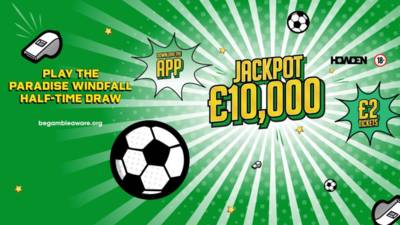 Win Â£10,000 at the match this weekend with Celtic Pools and Howden