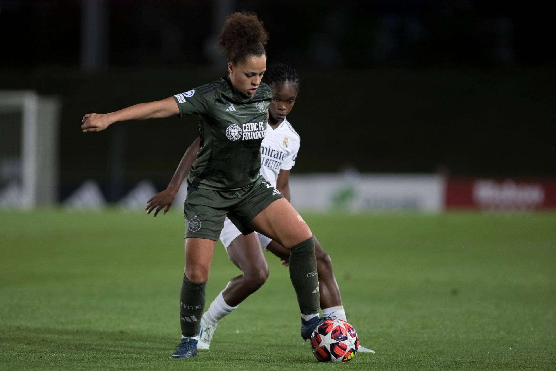 Elena Sadiku takes solace in aspects of Celtic’s UWCL defeat to Real Madrid as ‘braveness’ saluted