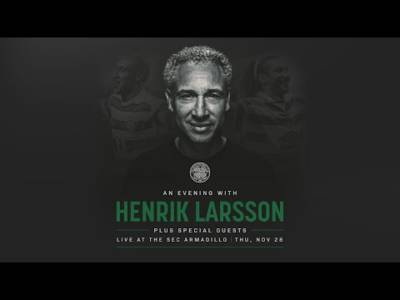 Join us for An Evening with Henrik Larsson – supported by MPC Recruitment!