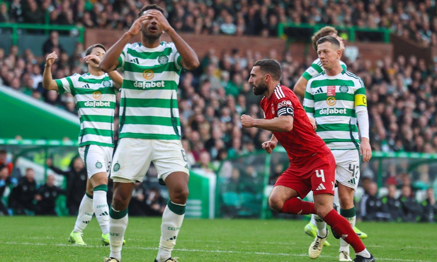 Boss Jimmy Theilin proud of spirit as Aberdeen secure comeback 2-2 draw with Celtic in top-two clash