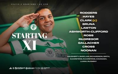 Celtic Teamâ€™s Up â€“ Elena Sadiku makes four changes for Spartans challenge