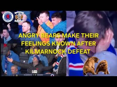 Angry Bears At The Full Time Whistle After Kilmarnock Beat Rangers