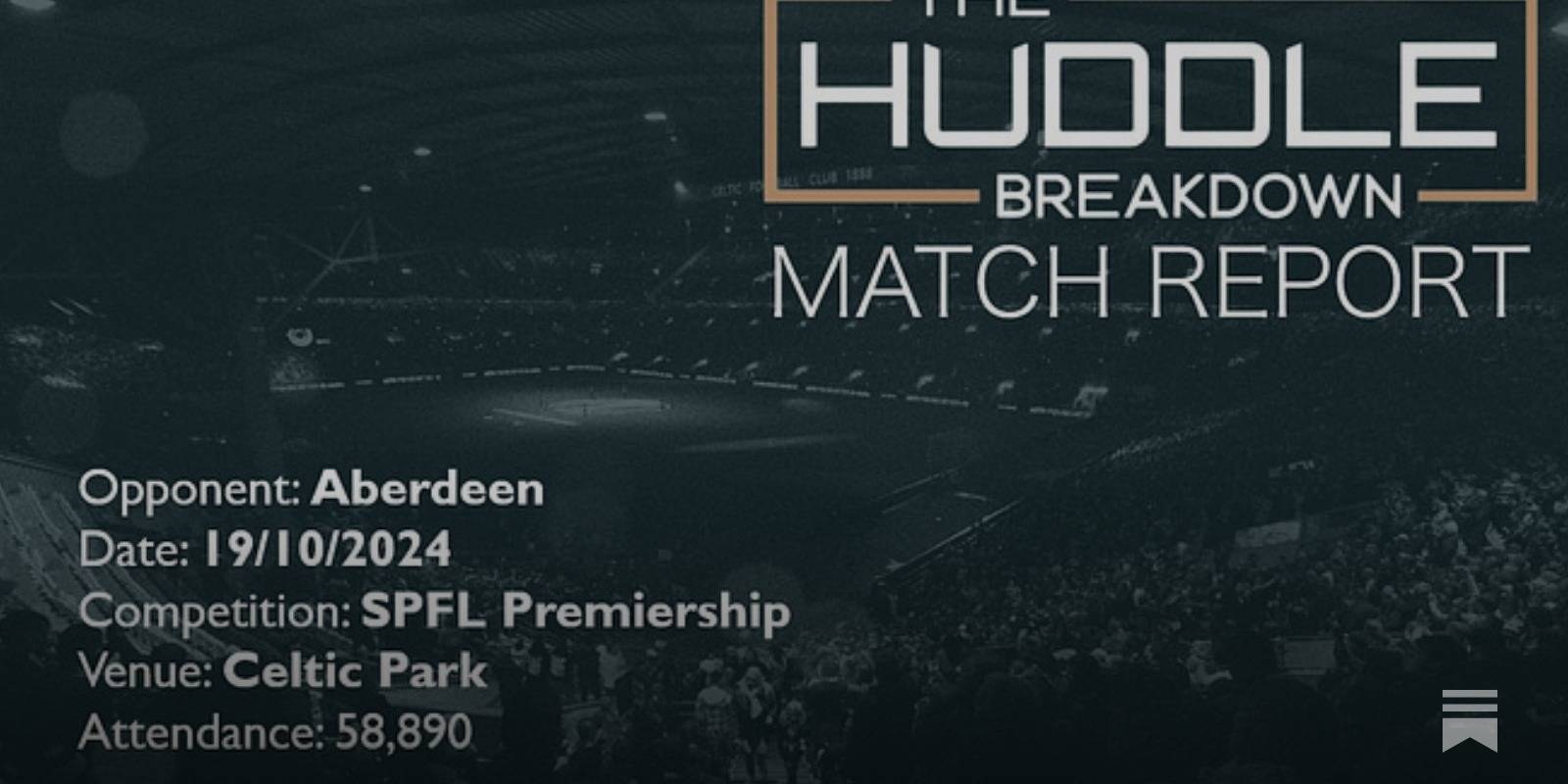 Celtic 2, Aberdeen 2 &ndash; 19th October, 2024