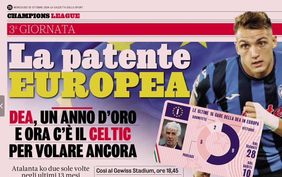 Atalanta v Celtic â€“ Match snippets, comments and predicted line-ups