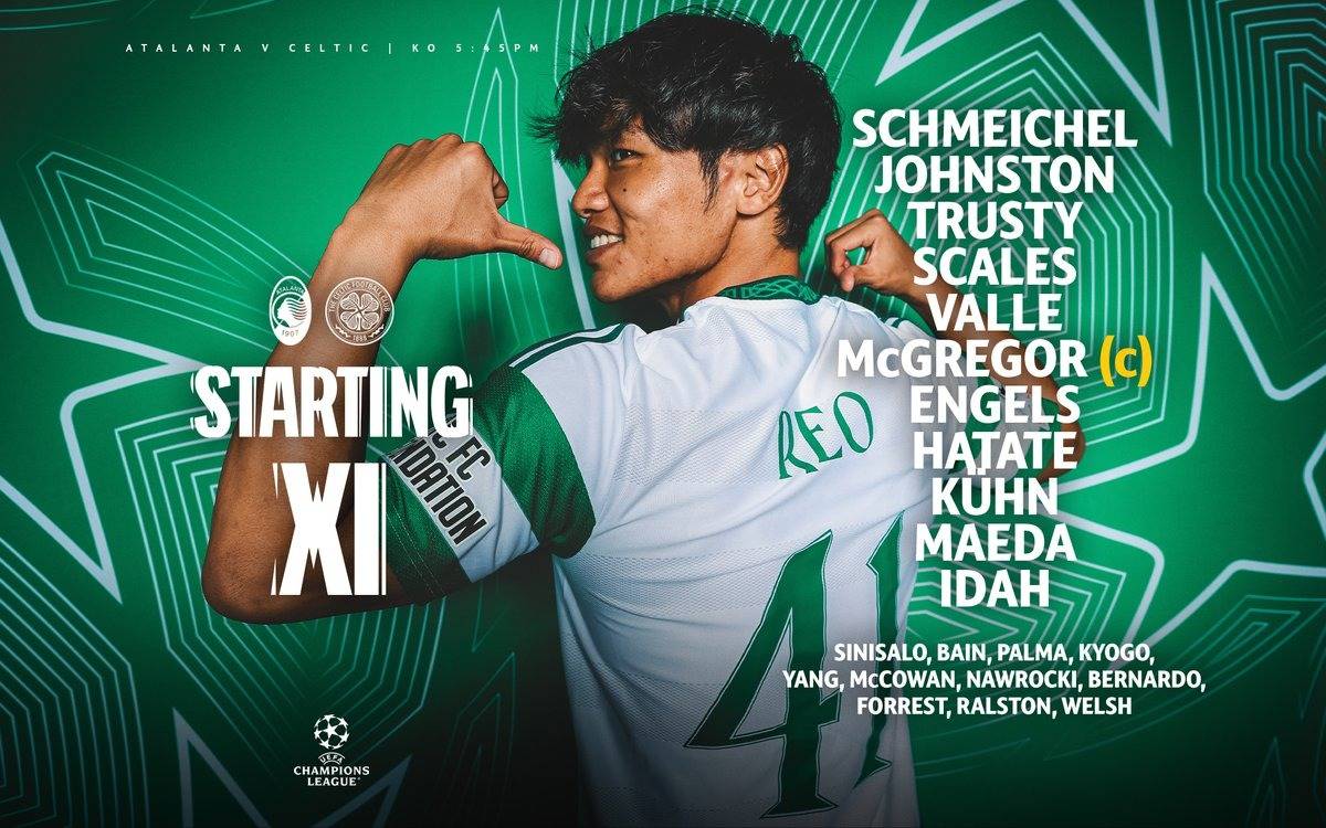 Team News â€“ Why Adam Idah is leading the line for Celtic against Atalanta