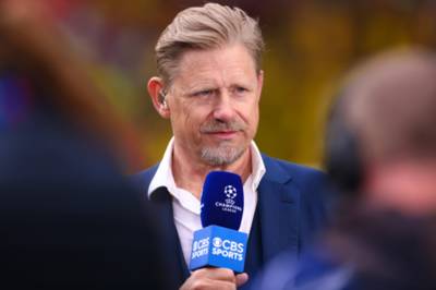 Celtic fans will love what Peter Schmeichel did during TV coverage of Barcelona v Bayern Munich