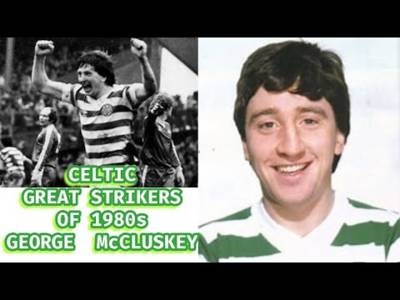 Great CELTIC Strikers of the 1980s: GEORGE McCLUSKEY (with goal video clips)