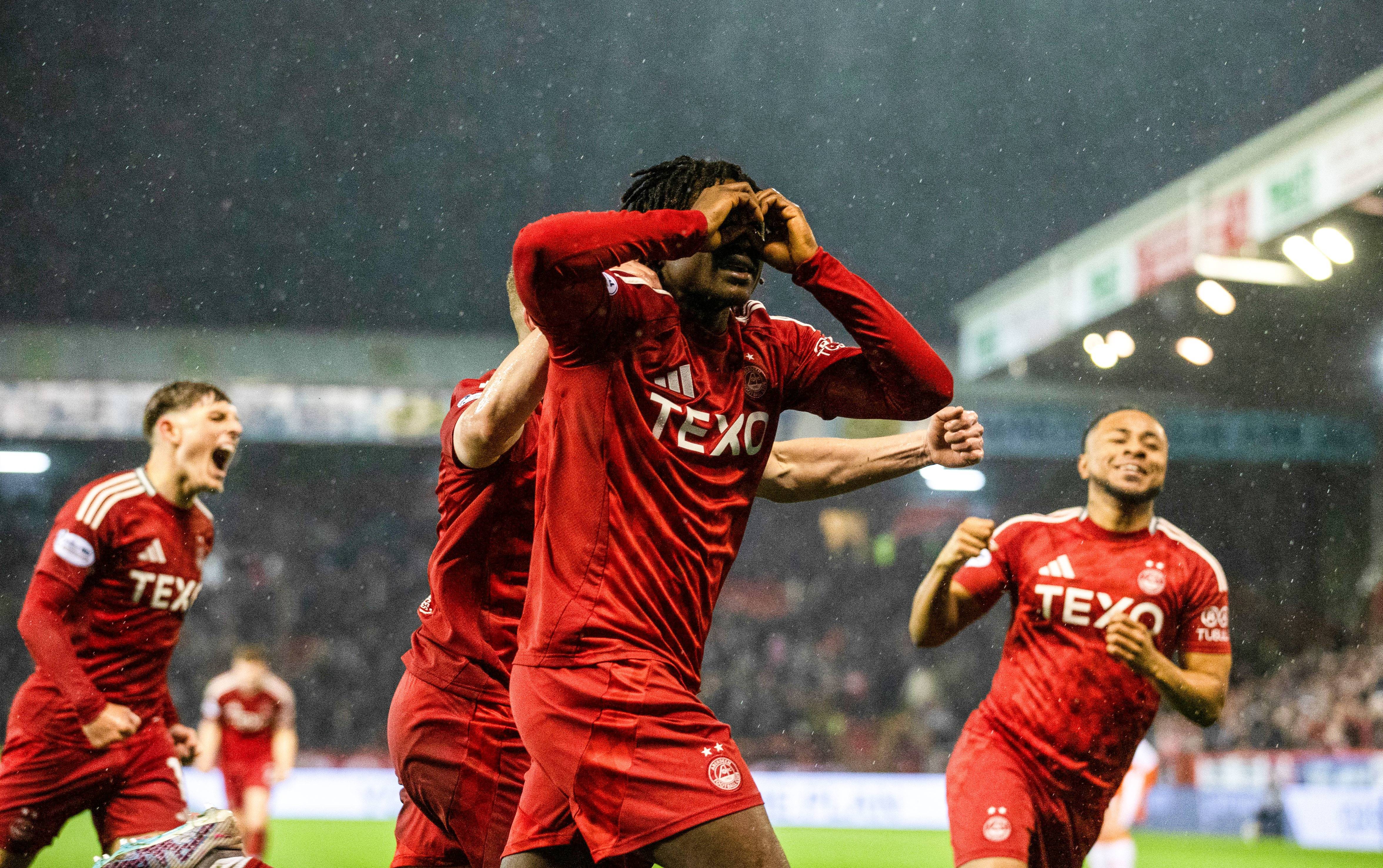 Now it’s getting tasty &ndash; Aberdeen go top of Premiership and lay gauntlet down to Celtic and Rangers