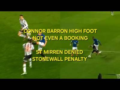 BBC Sportscene Panel Review Rangers Favourable Refereeing Decisions Against St Mirren
