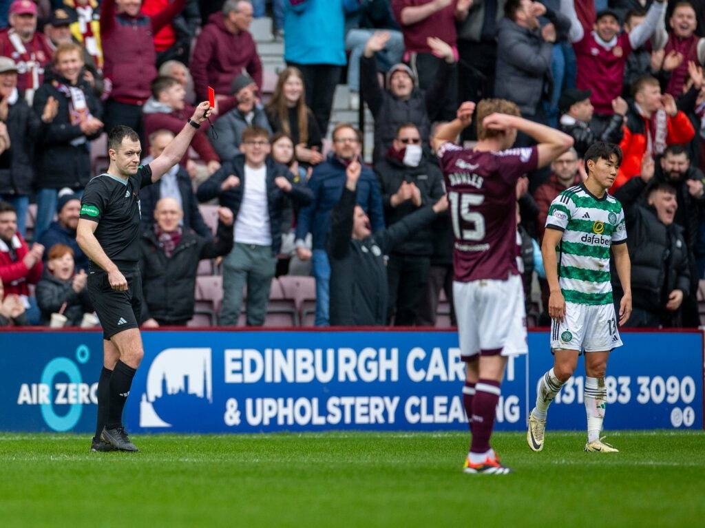 VAR Double Standards? Celticâ€™s Yang Sent Off, Rangersâ€™ Barron Plays On