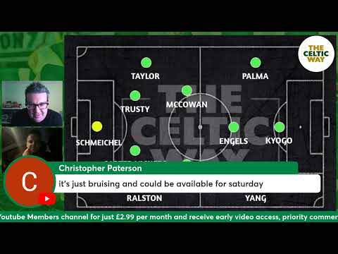 Celtic vs Dundee line-up REACTION: Palma & Yang are given the nod as Trusty & CCV start