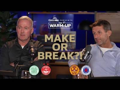 RANGERSâ€™ BIGGEST TEST | League Cup Semi-Finals | The Warm-Up feat. Paul Lambert and Neil McCann