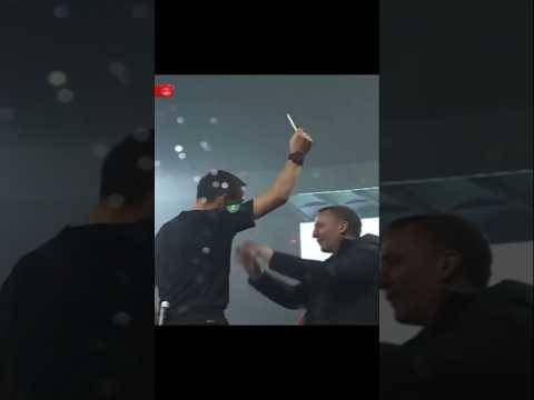 Brendan Rodgers Yellow Card Kicking Ball Away #celticfc #aberdeenfc #celtic #scottishfootball #spfl