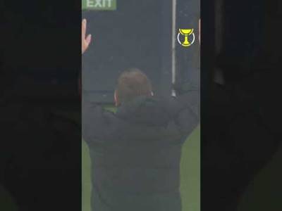 ðŸ¤£ Celtic’s Brendan Rodgers Takes Hilarious Touchline Tumble #shorts